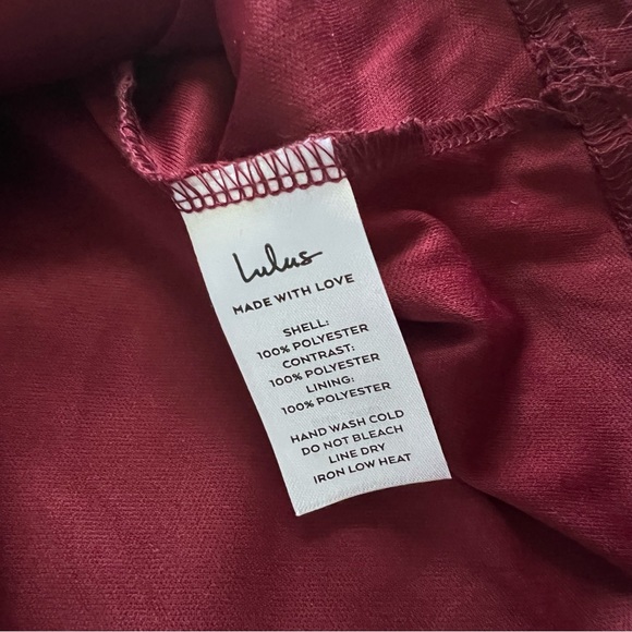 NWT Lulus Ballerina Dream Skater Tutu Dress Glitter Burgundy Gold XL - Picture 9 of 17